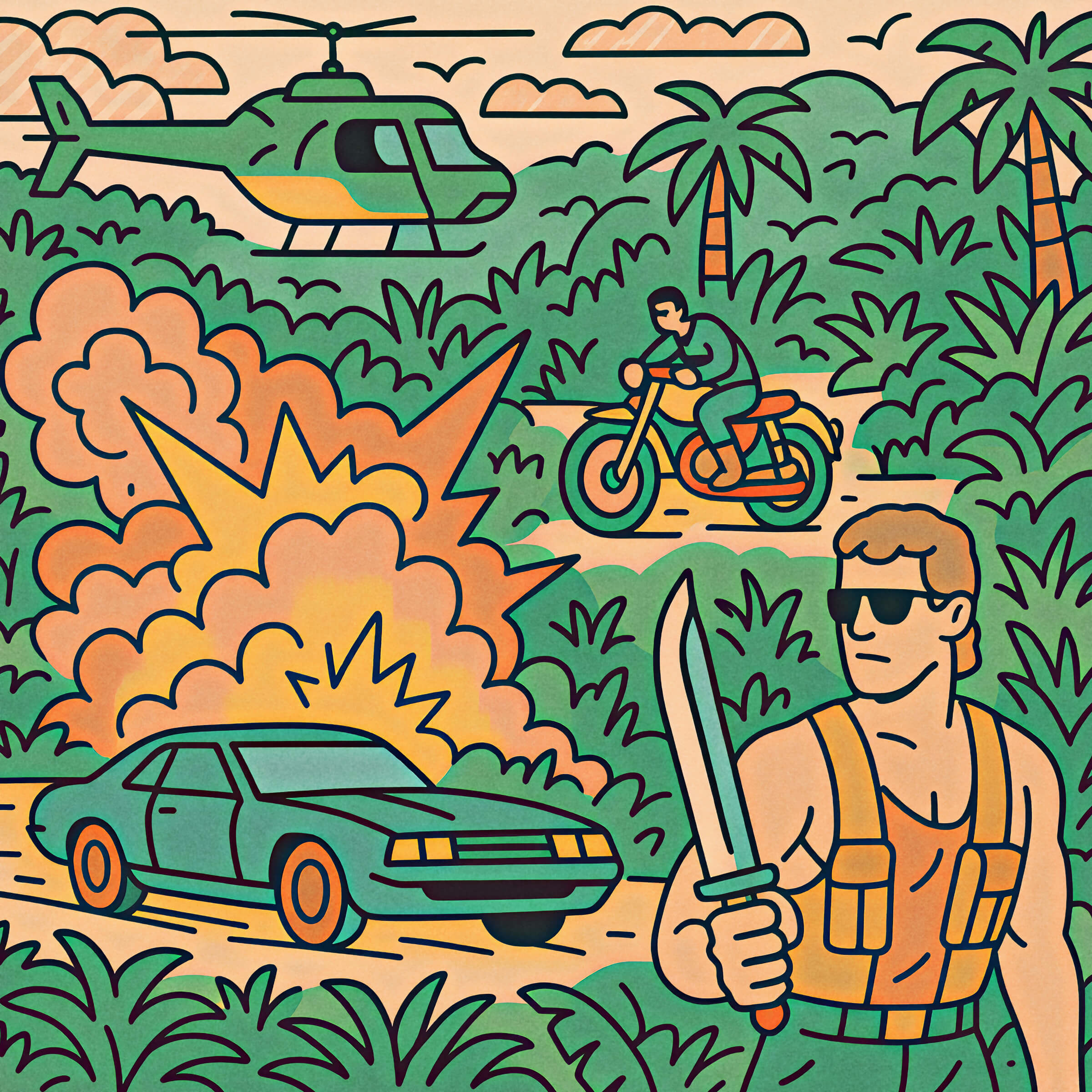 Action Movie Actors of the 80s and 90s