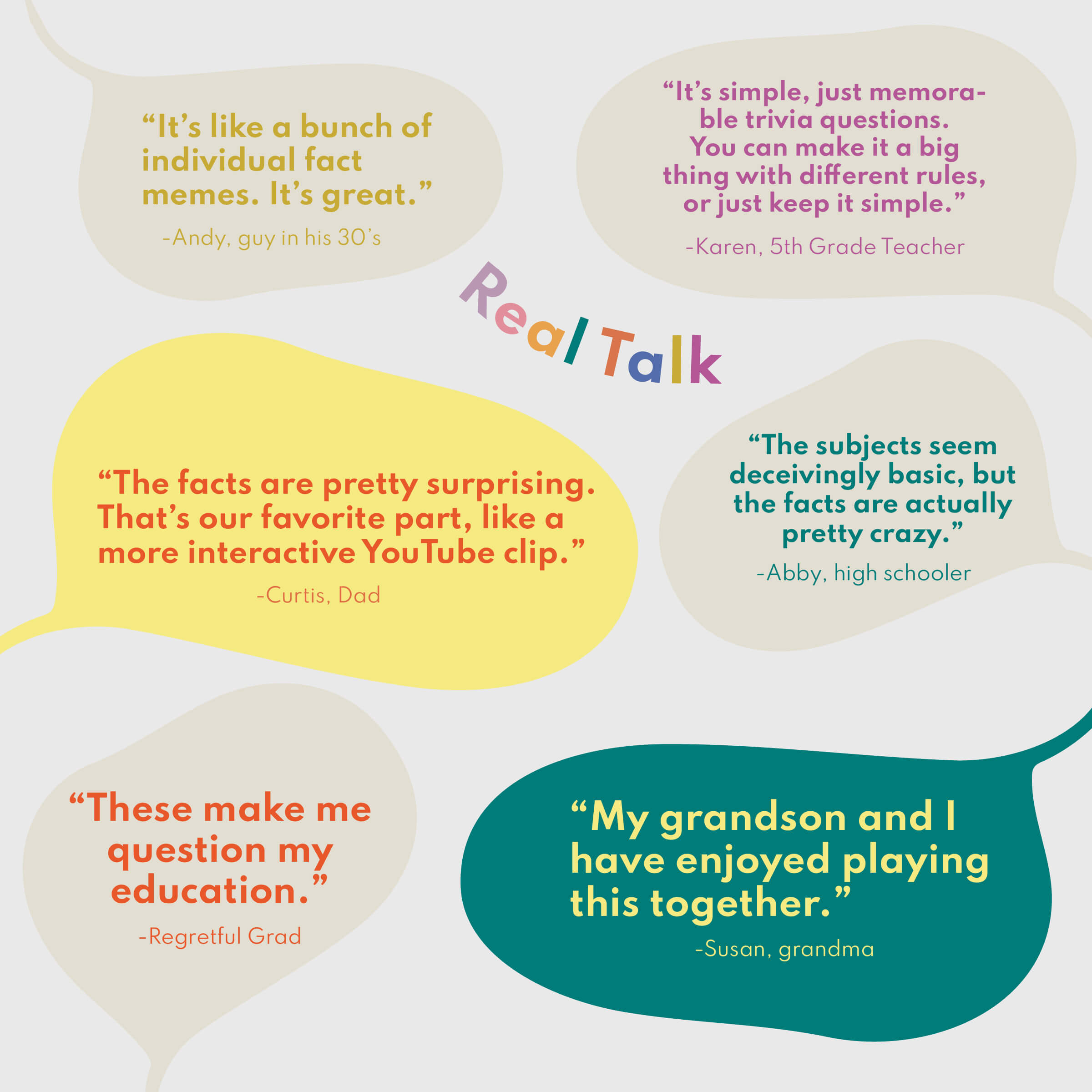 Fun Fact Trivia Deck Card Game - quotes - Fun Fact Co.
