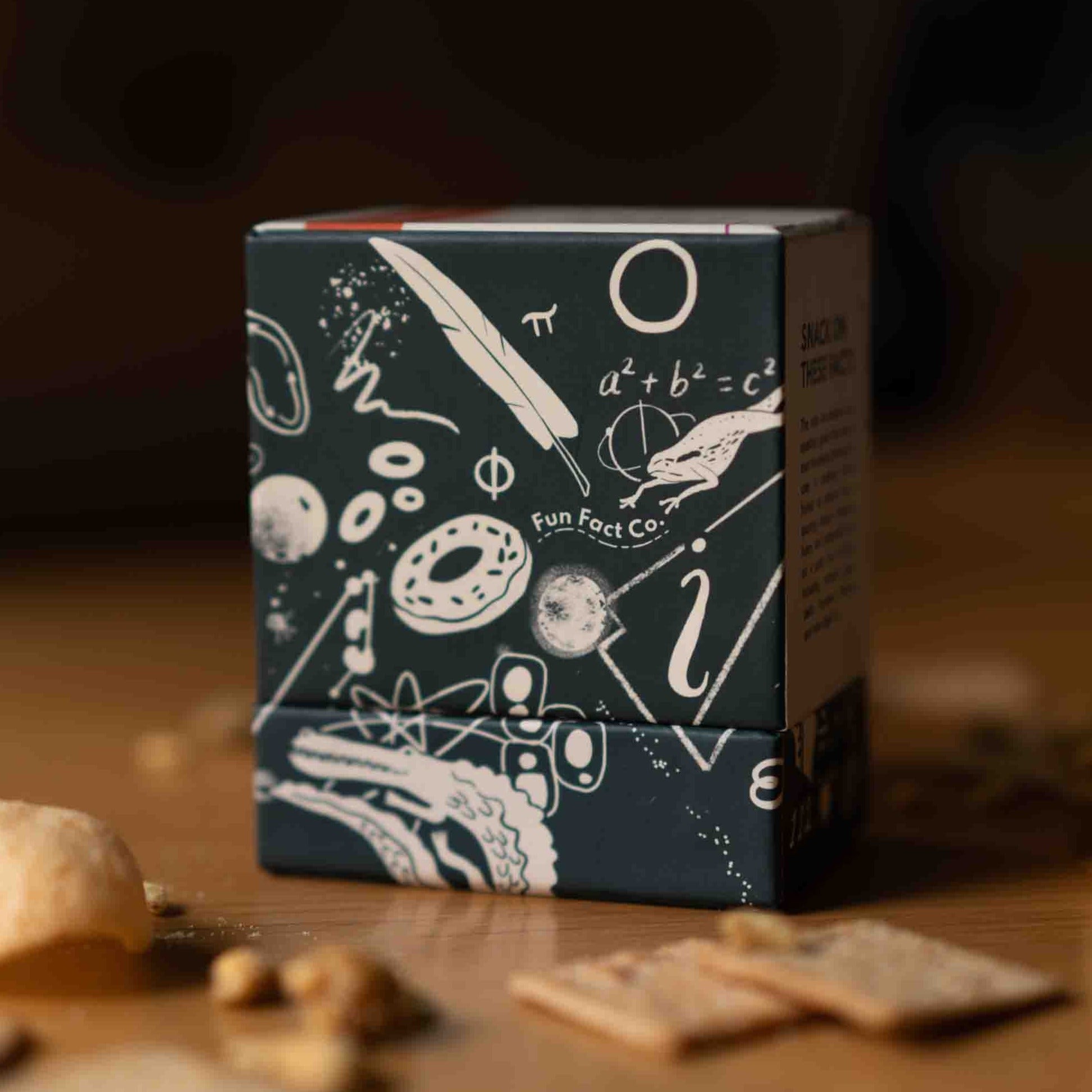 Fun Fact Trivia Deck Card Game - Box Illustration - Fun Fact Co.