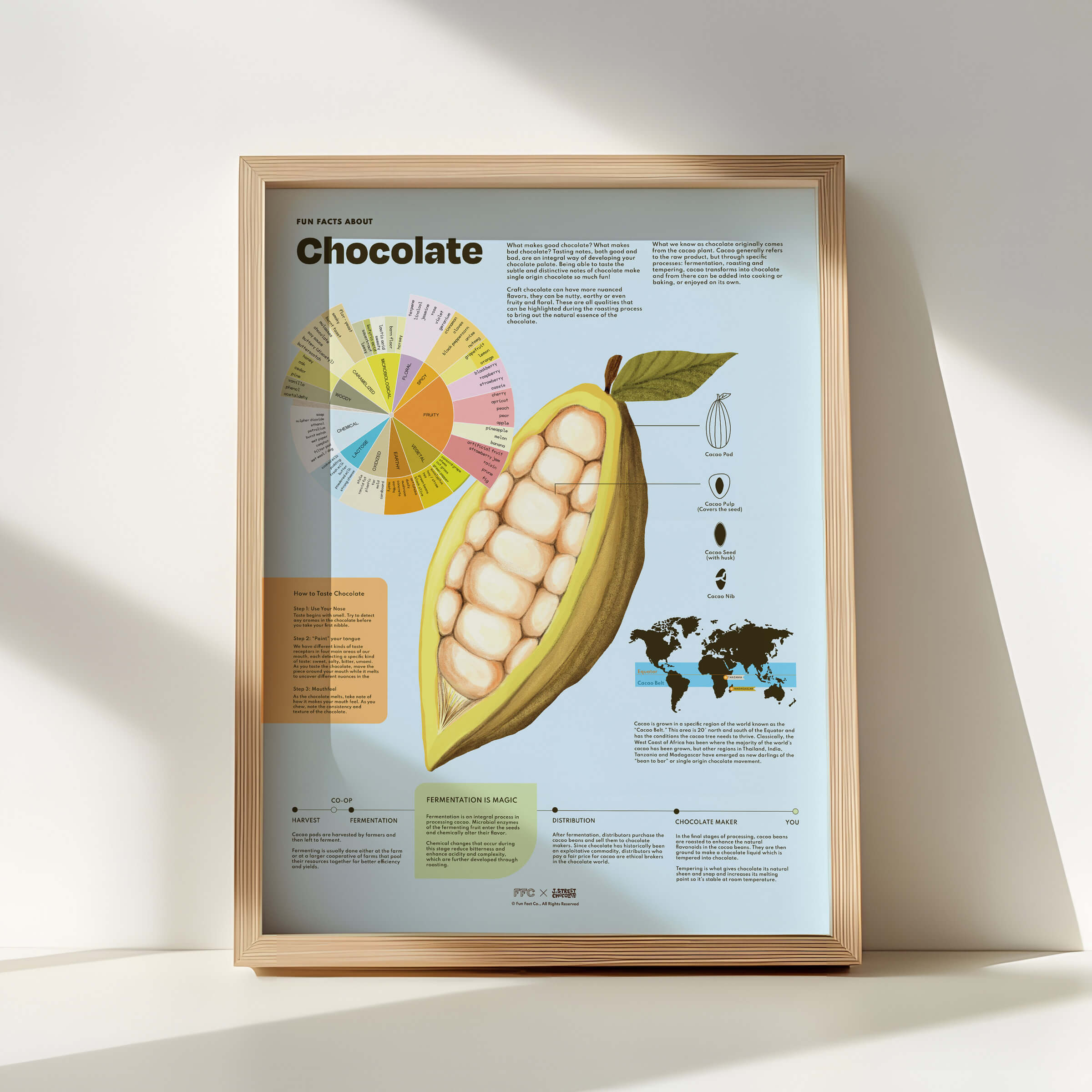 Chocolate Fun Facts Print