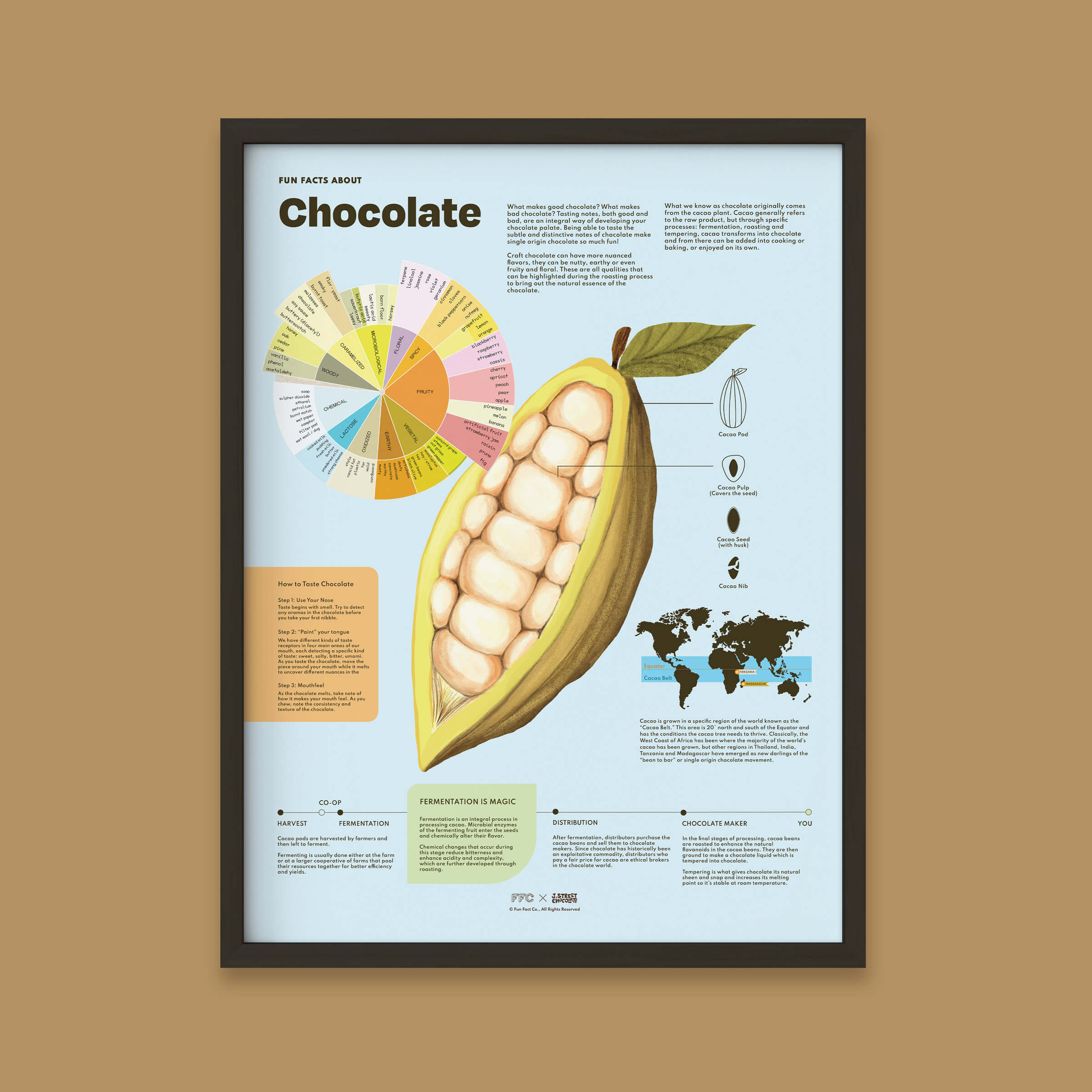 Chocolate Fun Facts Print