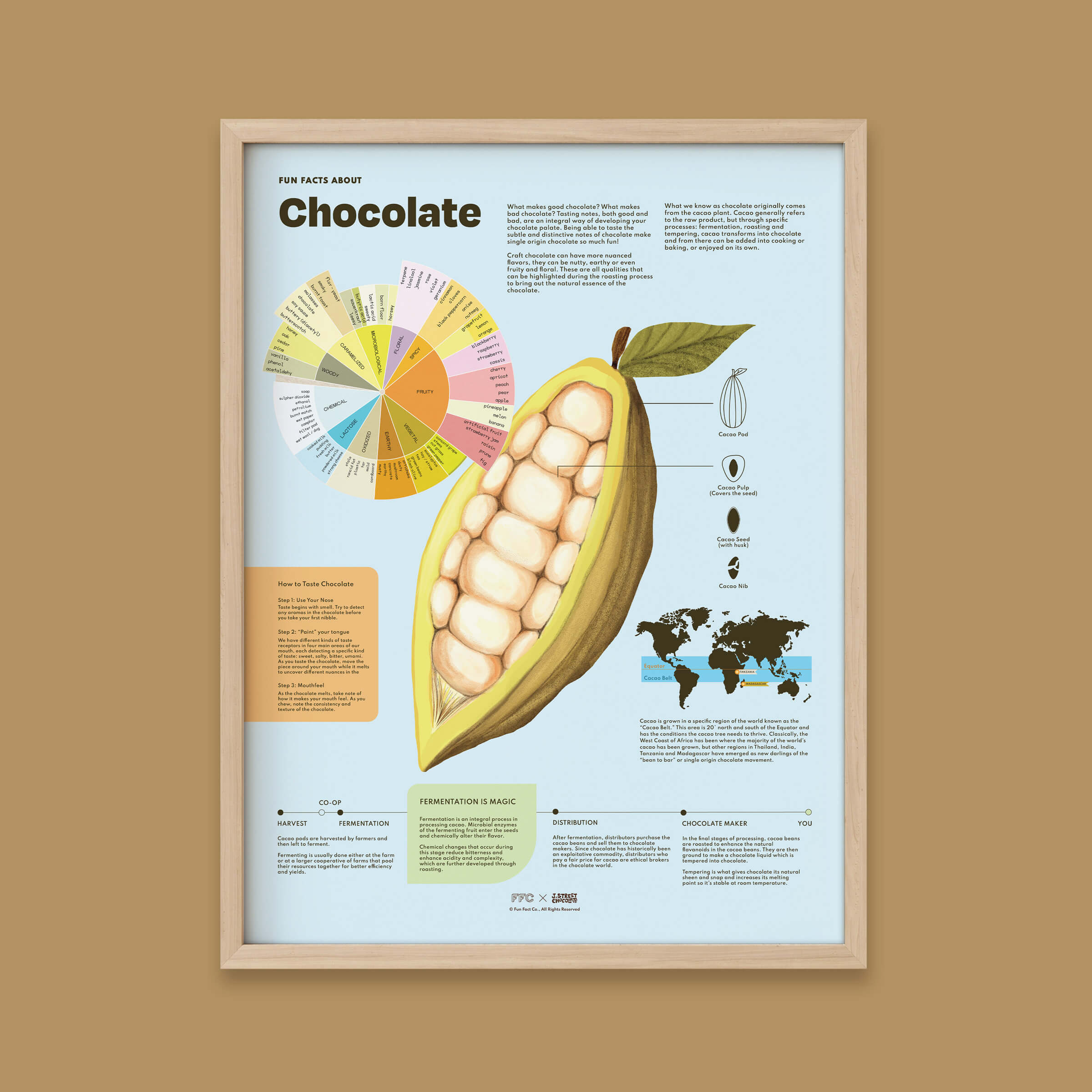 Chocolate Fun Facts Print