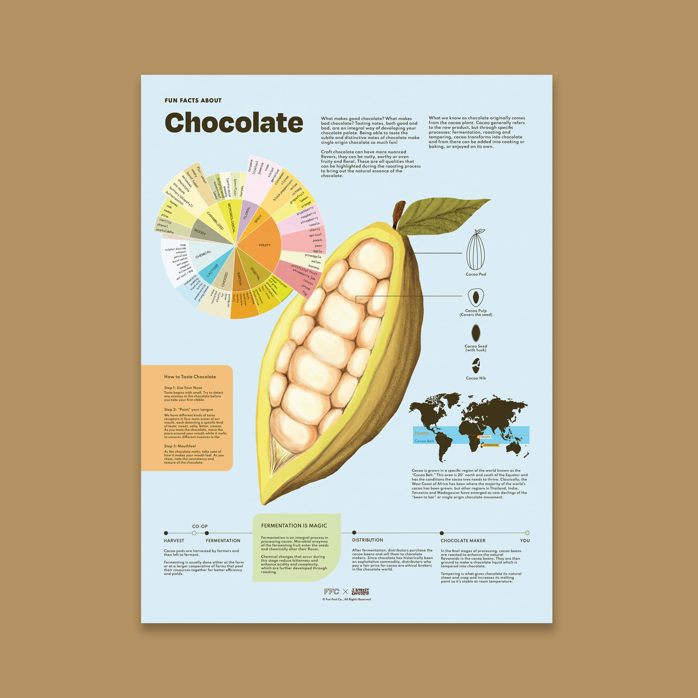 Chocolate Fun Facts Print