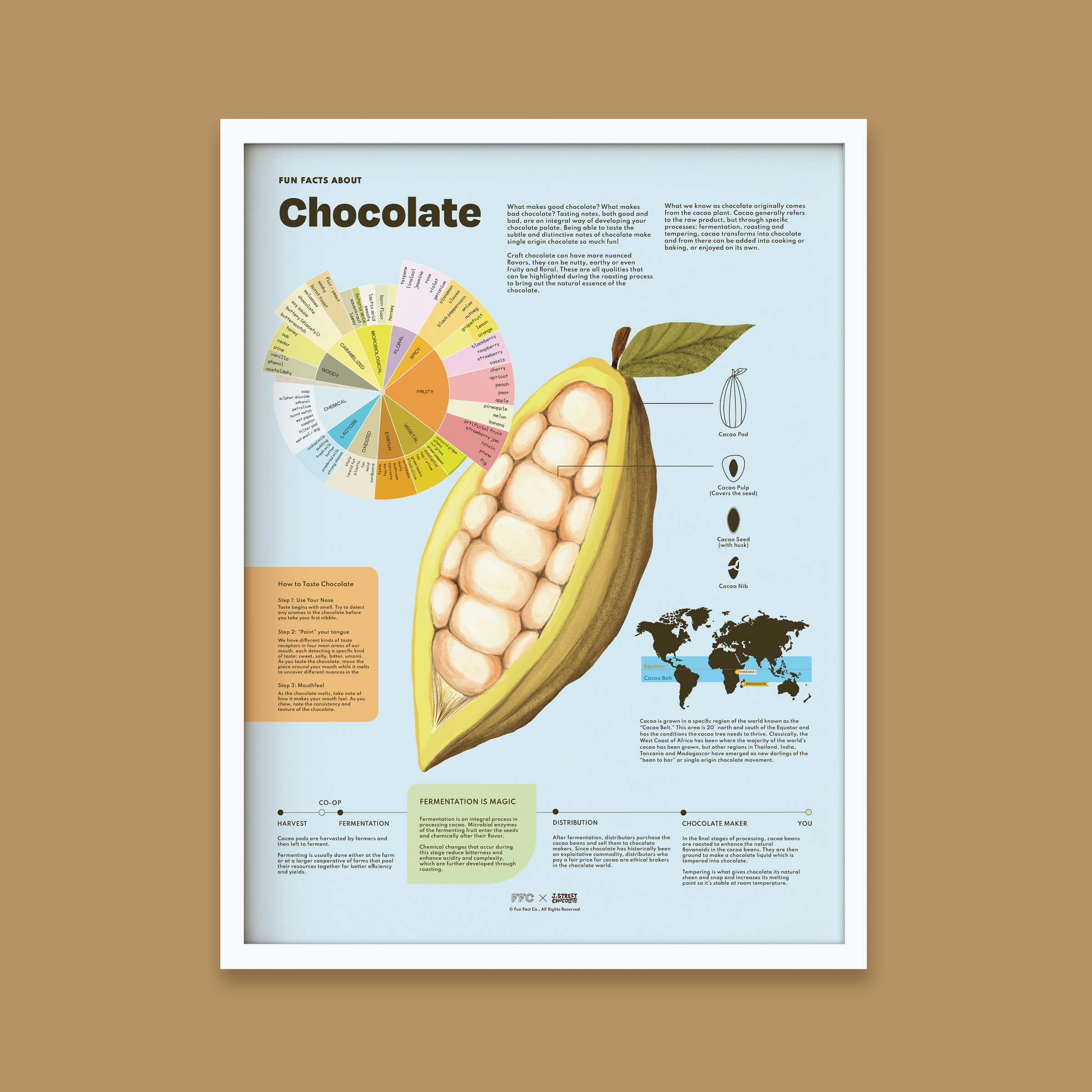 Chocolate Fun Facts Print