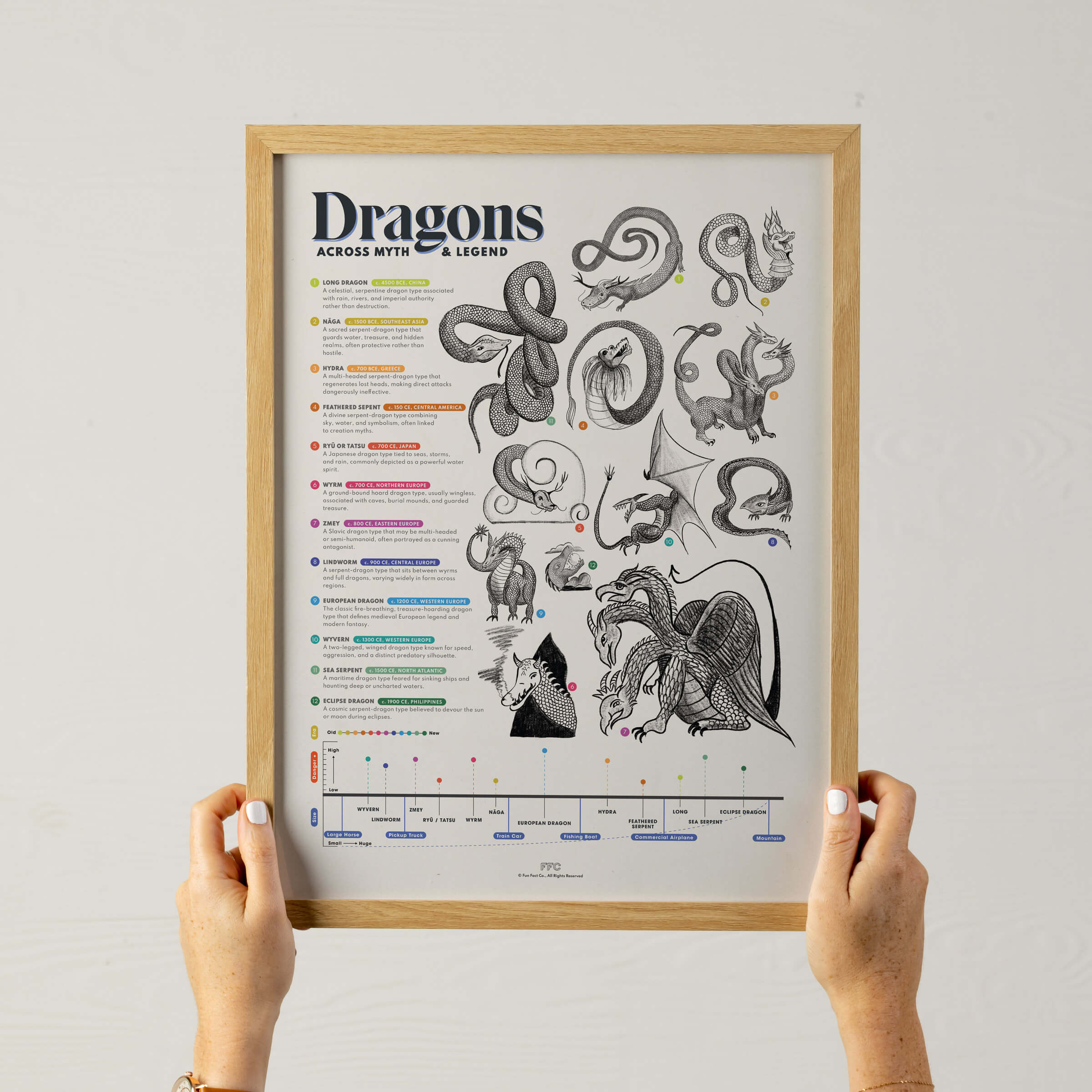 Dragons Across Myth & Legend Print