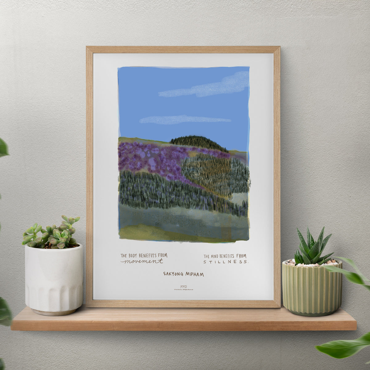 Movement Motivational Quote Print