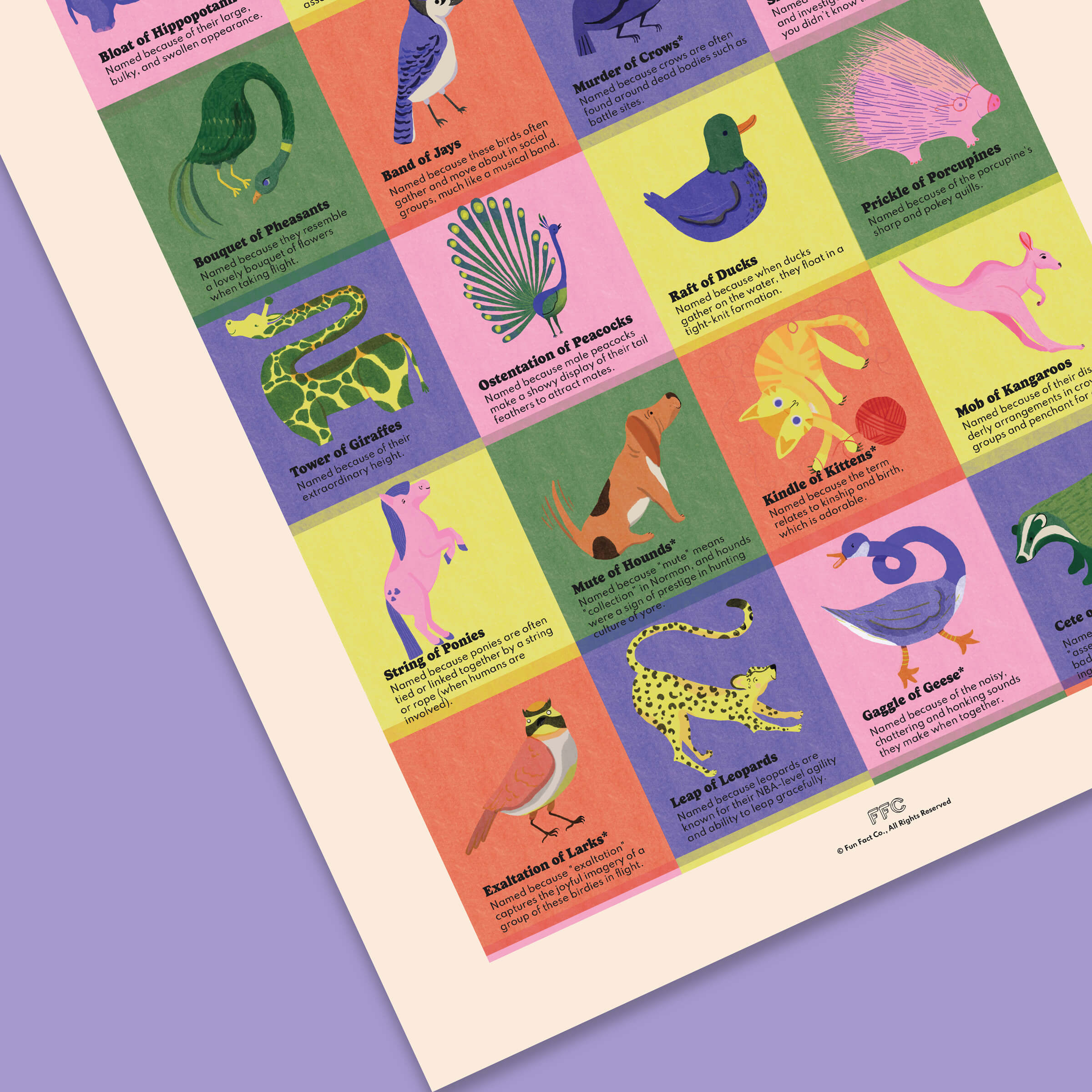 Terms of Venery Print