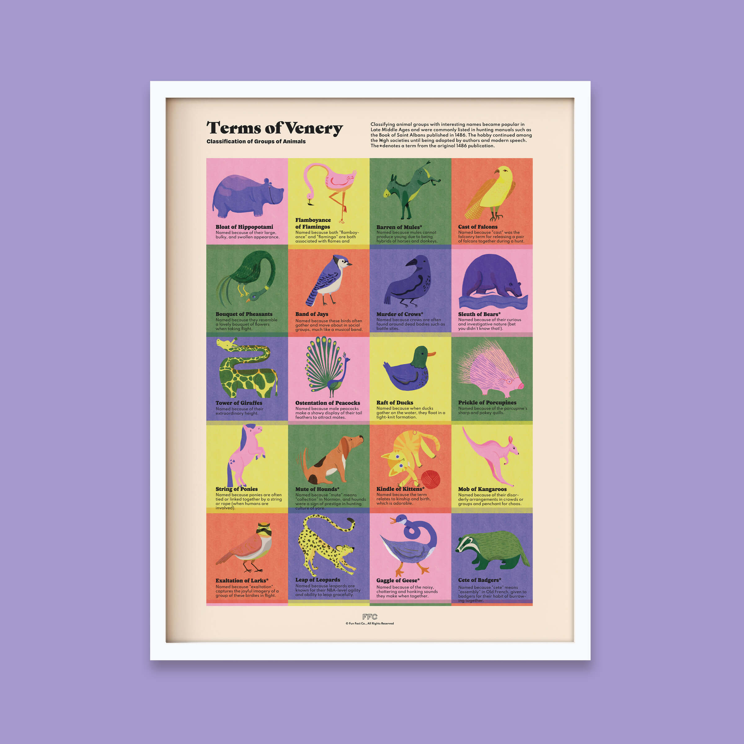 Terms of Venery Print