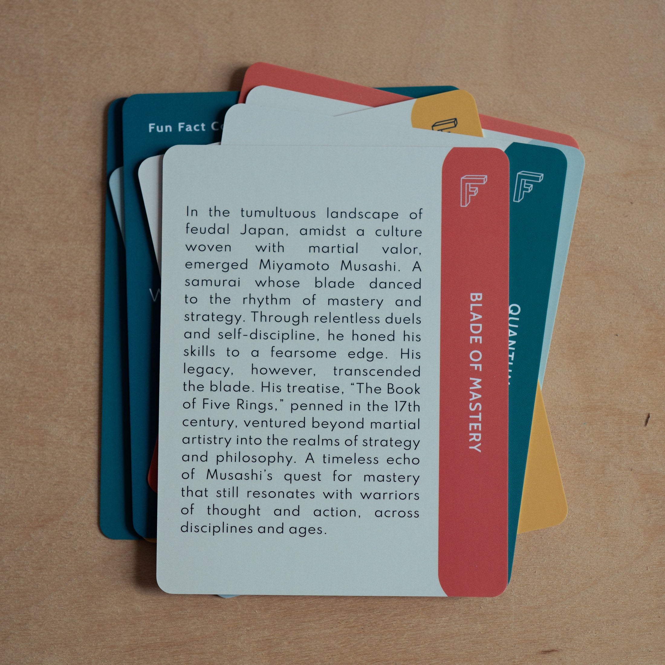 Would You Rather Card Back close up, story from history